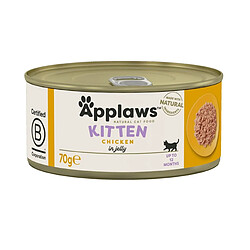 Aliments pour chat Applaws Kitten Chicken in jelly Poulet 70 g 