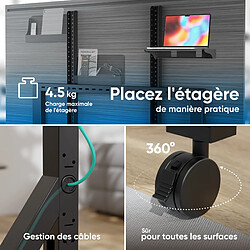 Acheter ONKRON Support TV Roulettes pour 70 - 110 Pouces jusqu'à 120,5 kg,VESA 1000x800 ,TS2081-B