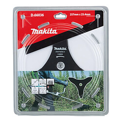 Lame à élaguer Makita 257 x 25,4 mm pour faux et débroussailleuses ( D-66036 ) 