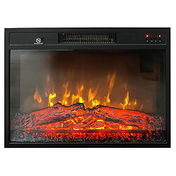 Avis Electric Sun Cheminée électrique design ElectricSun MONTENEGRO Gris, avec effet sonore, 3 couleurs, avec App, L127xH107cm