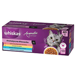 Aliments pour chat Whiskas Aromatic selection Mix 40 x 85 g
