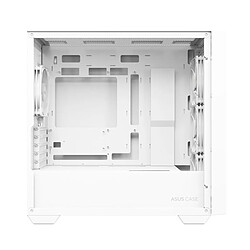 Acheter Boitier PC ASUS A21 PLUS mini tour blanc ARGB avec panneau latéral verre trempé