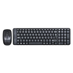 clavier et souris Logitech Wireless Combo MK220 Noir QWERTY Qwerty US