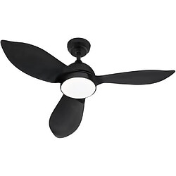 Farelek CORSICA Noir - Ventilateur de plafond Ø116cm 70W + Éclairage LED