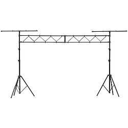 STS14 Deux stands lumière trépied avec pont Black Quik Lok