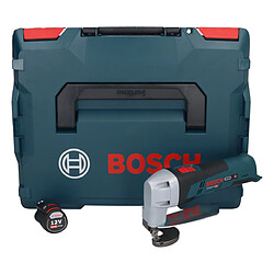 Bosch GSC 12V-13 Professional Cisaille à tôle sans-fil 12V + 1x Batterie 3,0Ah + Coffret - sans chargeur