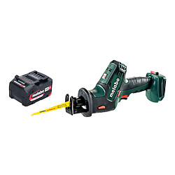 Metabo SSE 18 LTX Compact Scie sabre sans fil 18 V 13 mm + 1x batterie 4,0 Ah - sans chargeur