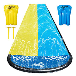 Wham-O Toboggan Aquatique Slip N Slide Double Wave Rider 548.64cm avec Boogie pour enfants 5-12