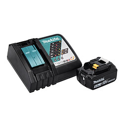 Acheter Makita DKP181RT1J Rabot sans fil 82mm 18V Brushless + 1x Batterie 5,0 Ah + Chargeur + Coffret Makpac