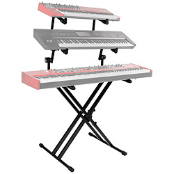 Avis QL623 Stand clavier X double "Performer" avec trois niveaux Quik Lok