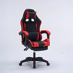 Concept Usine Chaise gaming de bureau ergonomique inclinable noir et rouge Altair pas cher