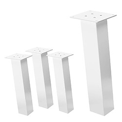 Ml-design pieds de table inclinés - Blanc