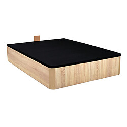 Avis Le Quai Des Affaires LIT COFFRE SPIRO 180x200cm + 1 SOMMIER / Décor Chêne Blanchi