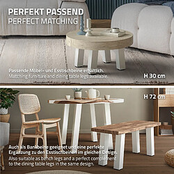 Avis Ml-design pieds de table inclinés - Blanc