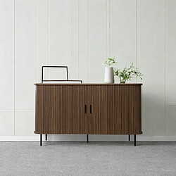 Acheter Concept Usine Buffet en bois cannelé à portes coulissantes 140cm SEMARANG