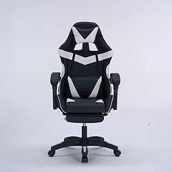 Acheter Concept Usine Chaise gaming de bureau ergonomique inclinable noir et blanc Altair