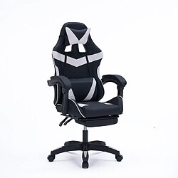 Avis Concept Usine Chaise gaming de bureau ergonomique inclinable noir et blanc Altair