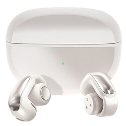 LinQ Ecouteurs Bluetooth Clip Oreille Réduction du Bruit Boitier de charge Beige