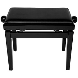 PB100BKL Banquette Piano Noir Brillant Quik Lok