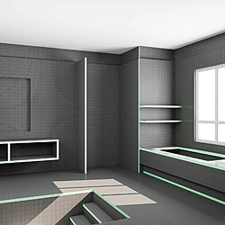 Acheter Aica Sanitaire AICA receveur à carreler en polystyrène extrudé re-découplable sur mesure - 1400x800mm