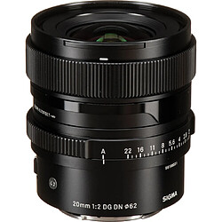 Sigma 20 mm f/2 DG DN Objectif contemporain (Sony E)