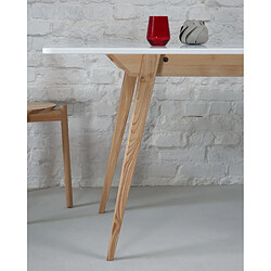 Ragaba Table à manger Envelope - Blanc pas cher