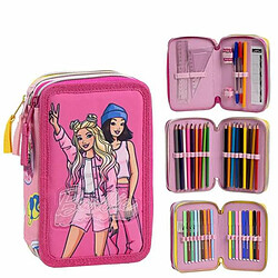 Pochette crayons Barbie Fuchsia 12,5 x 6,5 x 19,5 cm