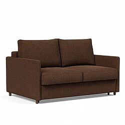 Inside 75 INNOVATION LIVING Canapé NEAH SLIM convertible 140x195 tissu Taura Cappuccino