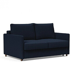 Inside 75 INNOVATION LIVING Canapé NEAH SLIM convertible 140x195 tissu Mixed Dance Blue