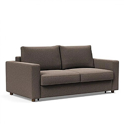 Inside 75 INNOVATION LIVING Canapé NEAH STANDARD convertible 160x195 tissu Bouclé Taupe
