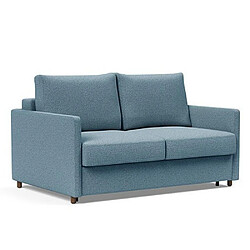 Inside 75 INNOVATION LIVING Canapé NEAH SLIM convertible 140x195 tissu Mixed Dance Light Blue