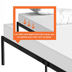 Avis Sinlikon Pack Sommier + Matelas + Couette + 2 Oreillers - 160x200cm - Lit Métal - 2 places