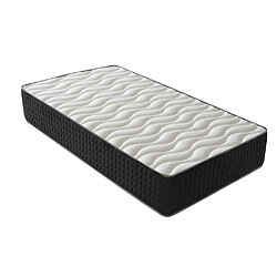 DAGOSTINO HOME Matelas Mousse 90x200 Casablanca - Ferme - Réversible - Côté Été/hiver - H30 Cm