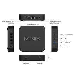 Lecteur multimédia Android MINIX U8K-Ultra 8K, 8 Go de RAM, 128 Go de stockage, Android AOSP 11, Wi-Fi 6 pas cher