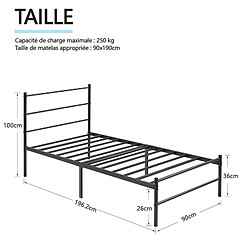 Acheter Sinlikon Ensemble lit 90x190 avec matelas et couette et oreiller
