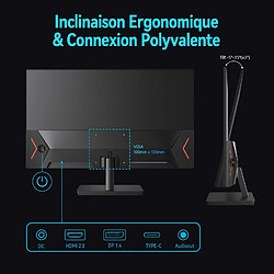 Arzopa M1RC - écran gaming 27" 2K pas cher