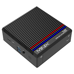 Mini PC MINIX Z100-0dB, Intel N100 4 cœurs, 3,4 GHz max., 8 Go de RAM, SSD 256 Go