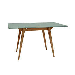 Ragaba Table à manger extensible - Vert sauge