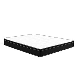 Sinlikon Matelas 160x200 Mousse - Matelas 2 places épaisseur 24 cm - Lit adulte