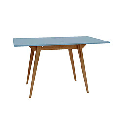 Ragaba Table à manger extensible - Bleu tendre