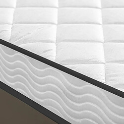 Sinlikon Lot de 2 - Matelas 90x200cm - Épaisseur 15 cm - Matelas Mousse - Matelas 1 place pour Adulte Enfant (Deux Matelas dans un colis)