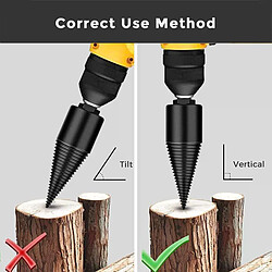 Avis Séparateur de bûches pour perceuse - 5 pièces