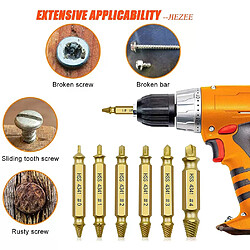 Extracteur de vis endommagé - 4/5/6 pièces