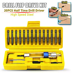 Kit forets métal et embouts - 20 pièces