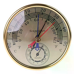 Thermomètre hygromètre analogique 5"
