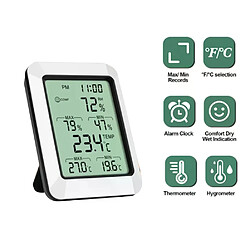 Thermomètre hygromètre numérique intérieur