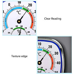 Thermomètre et hygromètre analogique pour intérieur/extérieur