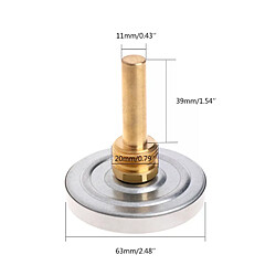 Thermomètre horizontal aluminium