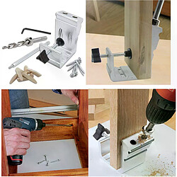 Avis Kit gabarit de perçage bois aluminium - 47 pièces