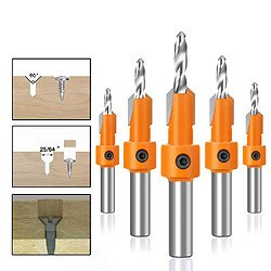 Extracteur de vis pour bois - Lot de 5